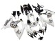 Mejores Carenados Moto Suzuki GSXR 600 / GSXR 750 2006-2007 - Blanco Negro Lucky Strike Motul