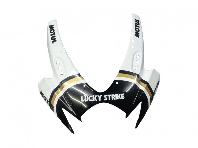 Mejores Carenados Moto Suzuki GSXR 600 / GSXR 750 2006-2007 - Blanco Negro Lucky Strike Motul