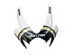 Mejores Carenados Moto Suzuki GSXR 600 / GSXR 750 2006-2007 - Blanco Negro Lucky Strike Motul
