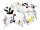 Mejores Carenados Moto Suzuki GSXR 600 / GSXR 750 2006-2007 - Blanco Rojo Amarillo Motul