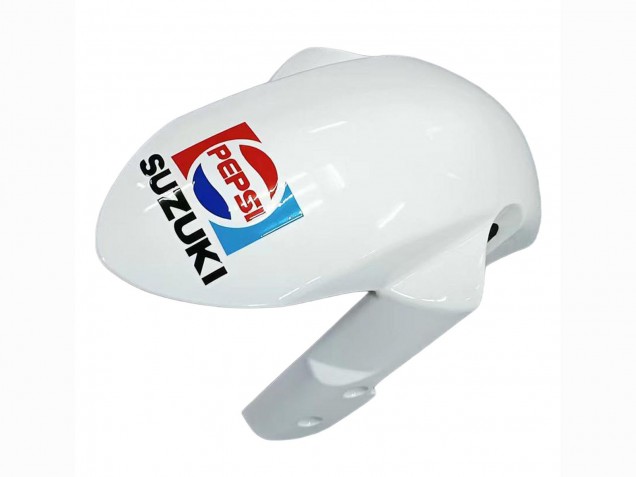 Mejores Carenados Moto Suzuki GSXR 600 / GSXR 750 2006-2007 - Blanco Rojo Amarillo Motul