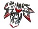 Mejores Carenados Moto Suzuki GSXR 600 / GSXR 750 2008-2010 - Negro Mate Rojo