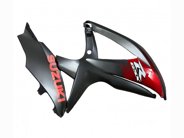 Mejores Carenados Moto Suzuki GSXR 600 / GSXR 750 2008-2010 - Negro Mate Rojo
