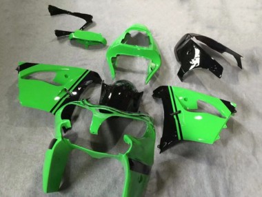 Mejores Carenados Moto Kawasaki ZX9R 2002-2003 - Verde Negro Brillante