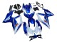 Mejores Kits Carenado Moto Suzuki GSXR 600 / GSXR 750 2008-2010 - Azul Blanco Rojo