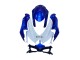 Mejores Kits Carenado Moto Suzuki GSXR 600 / GSXR 750 2008-2010 - Azul Blanco Rojo