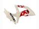 Mejores Carenados Moto Suzuki GSXR 600 / GSXR 750 2008-2010 - Crema Blanco Rojo Negro