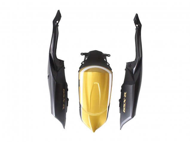 Mejores Carenados Moto Suzuki GSXR 600 / GSXR 750 2008-2010 - Negro Mate Blanco Oro