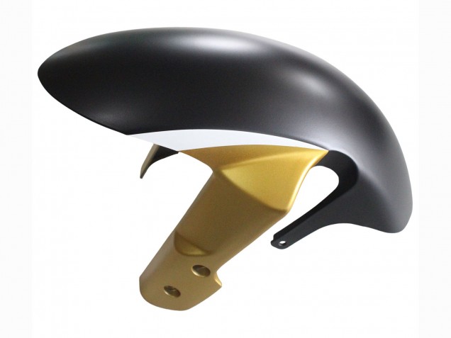 Mejores Carenados Moto Suzuki GSXR 600 / GSXR 750 2008-2010 - Negro Mate Blanco Oro