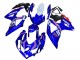 Mejores Carenados Moto Suzuki GSXR 600 / GSXR 750 2008-2010 - Blanco Azul Rosa Ecstar Motul