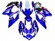 Mejores Carenados Moto Suzuki GSXR 600 / GSXR 750 2008-2010 - Blanco Azul Rosa Ecstar Motul