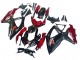 Mejores Carenado Moto Suzuki GSXR 600 / GSXR 750 2008-2010 - Rojo Negro Brillante