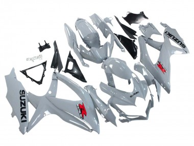 Mejores Carenados Moto Suzuki GSXR 600 / GSXR 750 2008-2010 - Gris Brillante