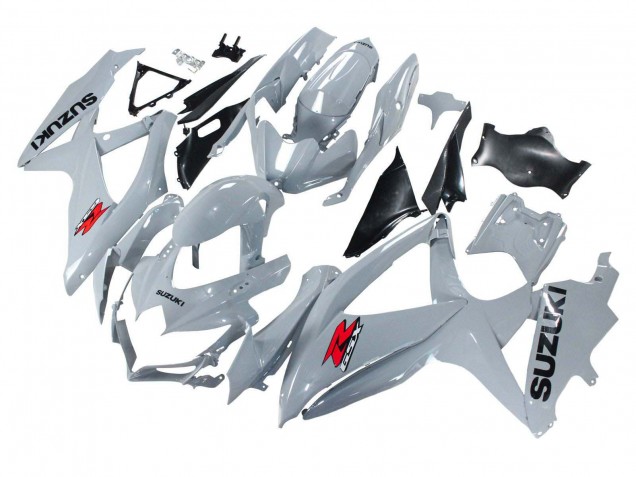 Mejores Carenados Moto Suzuki GSXR 600 / GSXR 750 2008-2010 - Gris Brillante