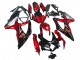 Mejores Carenados Moto Suzuki GSXR 600 / GSXR 750 2008-2010 - Rojo Negro Brillante