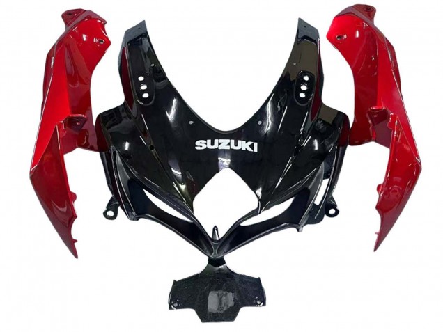 Mejores Carenados Moto Suzuki GSXR 600 / GSXR 750 2008-2010 - Rojo Negro Brillante