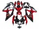Mejores Carenados Moto Suzuki GSXR 600 / GSXR 750 2008-2010 - Rojo Negro Brillante
