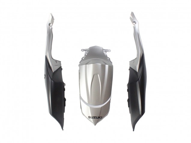 Mejores Carenados Moto Suzuki GSXR 600 / GSXR 750 2008-2010 - Plata Negro Mate