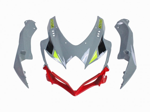 Mejores Carenados Moto Suzuki GSXR 600 / GSXR 750 2008-2010 - Gris Amarillo Rojo