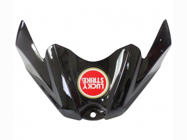 Mejores Carenados Moto Suzuki GSXR 600 / GSXR 750 2008-2010 - Negro Brillante Rojo Blanco Motul Lucky Strike