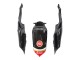 Mejores Carenados Moto Suzuki GSXR 600 / GSXR 750 2008-2010 - Negro Brillante Rojo Blanco Motul Lucky Strike