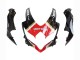 Mejores Carenados Moto Suzuki GSXR 600 / GSXR 750 2008-2010 - Negro Brillante Rojo Blanco Motul Lucky Strike