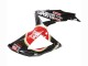 Mejores Carenados Moto Suzuki GSXR 600 / GSXR 750 2008-2010 - Negro Brillante Rojo Blanco Motul Lucky Strike