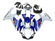 Mejores Carenado Moto Suzuki GSXR 600 / GSXR 750 2011-2024 - Blanco Azul Rojo