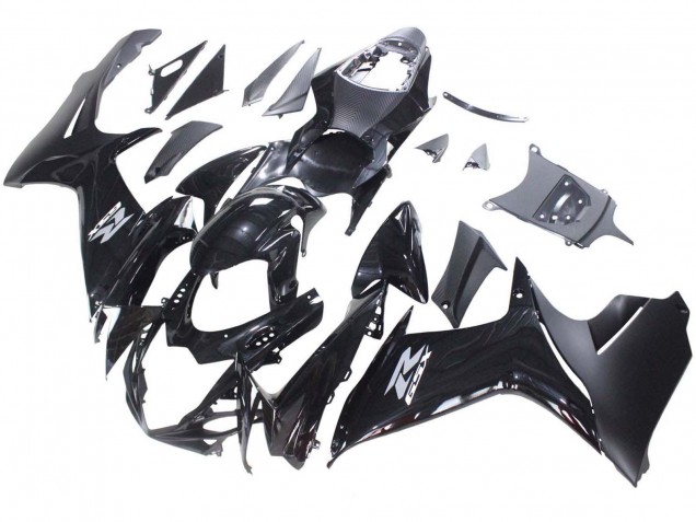 Mejores Carenados Moto Suzuki GSXR 600 / GSXR 750 2011-2024 - Negro Brillante Negro Mate Blanco Calcomanía