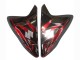 Mejores Carenados Moto Suzuki GSXR 600 / GSXR 750 2011-2024 - Negro Brillante Rojo Llama