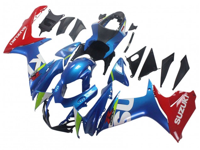 Mejores Carenados Moto Suzuki GSXR 600 / GSXR 750 2011-2024 - Azul Rojo