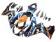 Mejores Carenados Moto Suzuki GSXR 600 / GSXR 750 2011-2024 - Azul Claro Naranja Negro Blanco Tiburón 46