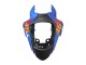Mejores Carenados Moto Suzuki GSXR 600 / GSXR 750 2011-2024 - Azul Claro Naranja Negro Blanco Tiburón 46