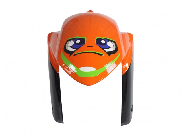 Mejores Carenados Moto Suzuki GSXR 600 / GSXR 750 2011-2024 - Azul Claro Naranja Negro Blanco Tiburón 46