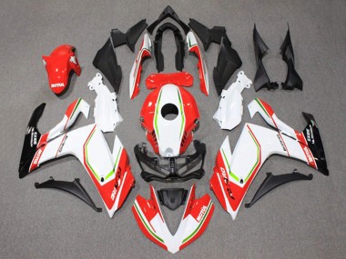 Mejores Carenados Moto Yamaha YZF R3/R25 2015-2018 - Blanco Rojo Verde Negro Motul