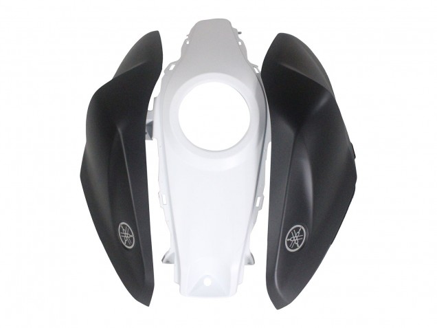 Mejores Carenado Moto Yamaha YZF R3/R25 2015-2018 - Blanco Rojo Negro Mate