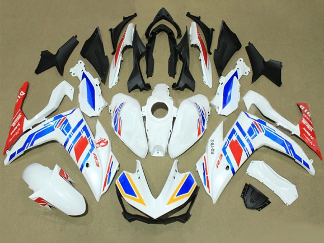 Mejores Carenados Moto Yamaha YZF R3/R25 2015-2018 - Blanco Azul Rojo Yamalube