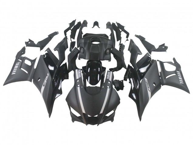Mejores Carenados Moto Yamaha YZF R3/R25 2019-2021 - Negro Mate Plata