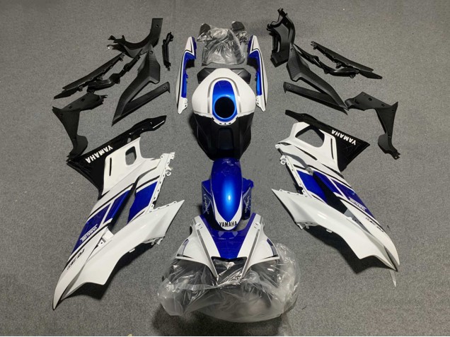 Mejores Carenados Moto Yamaha YZF R3/R25 2019-2021 - Blanco Azul Negro Yamalube