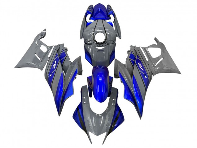Mejores Carenados Moto Yamaha YZF R3/R25 2019-2021 - Gris Azul Negro