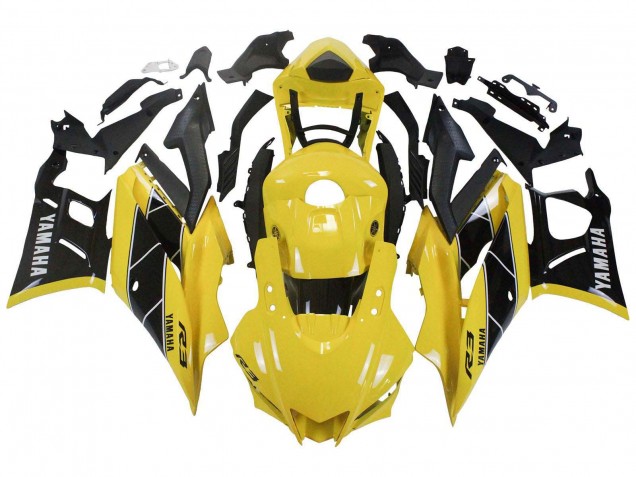 Mejores Carenados Moto Yamaha YZF R3/R25 2019-2021 - Amarillo Negro