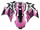 Mejores Carenados Moto Yamaha YZF R3/R25 2022-2024 - Rosa Negro Brillante Monstruo