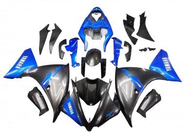 Mejores Carenados Moto Yamaha YZF 1000 R1 2012-2014 - Azul Negro Brillante