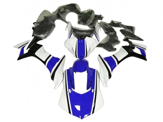 Mejores Carenados Moto Yamaha YZF 1000 R1 2020-2025 - Blanco Azul Negro