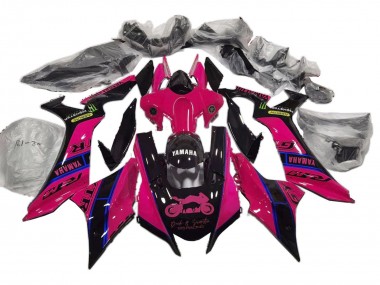 Mejores Carenados Moto Yamaha YZF 1000 R1 2020-2025 - Rosa Negro Azul