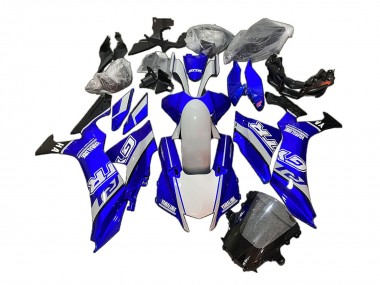 Mejores Carenados Moto Yamaha YZF 1000 R1 2020-2025 - Blanco Azul Negro Brillante GYTR Yamalube