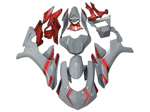 Mejores Carenados Moto Yamaha YZF 1000 R1 2020-2025 - Nardo Gris Rojo