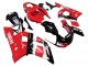Mejores Carenado Moto Yamaha YZF 600 R6 1998-2002 - Rojo Blanco Negro Brillante
