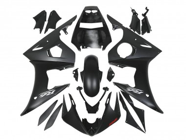 Mejores Carenados Moto Yamaha YZF R6 2003-2004 - Negro Mate