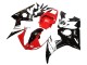 Mejores Carenados Moto Yamaha YZF R6 2003-2004 - Rojo Blanco Negro Brillante
